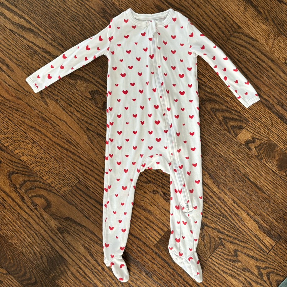 12|12 Organic Zipper Footie Size 12-18M NWOT